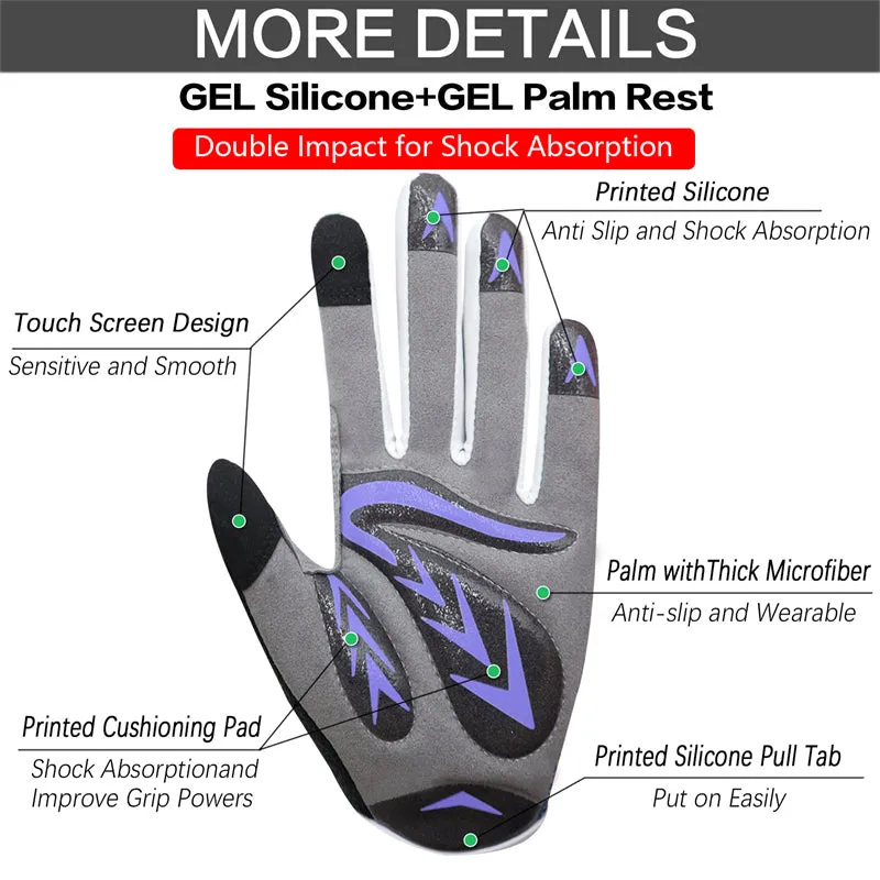 1 Pair Unicorn Cycling Gloves for Kids Sport