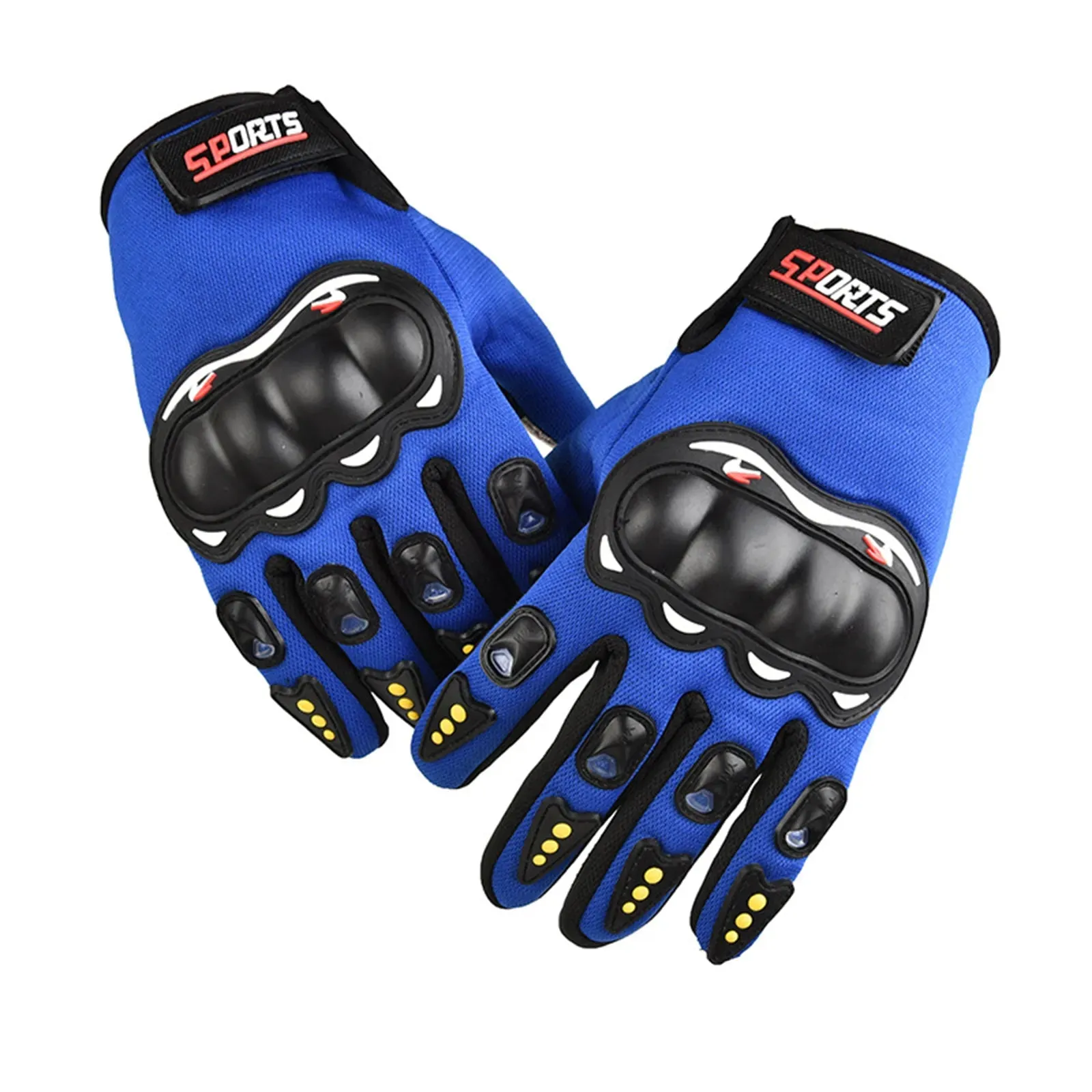 1pair Motorcycle Gloves Riding Protective Gear Motorcycle Sporting Goods Half-finger Riding Equipment Modification Accessories