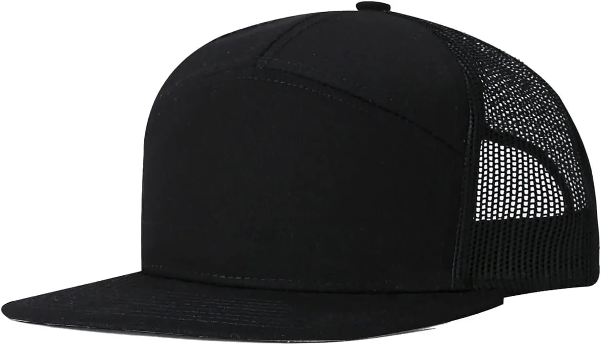 2024 Men Flat Brim Baseball Cap Adjustable Performance Snapback Hat Laser Perforated Cap