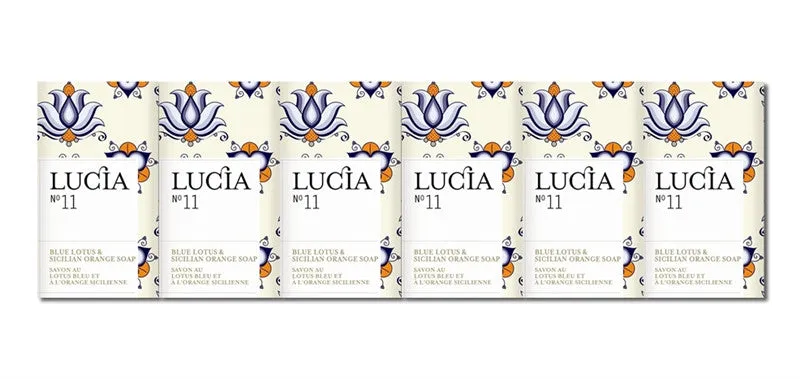 Blue Lotus & Sicilian Orange Soap Gift Set (6)