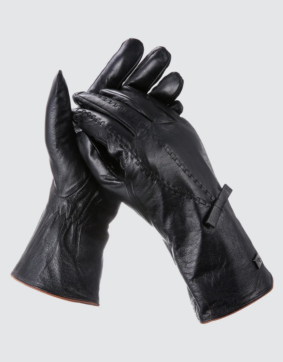 Bow Design Leather Gloves