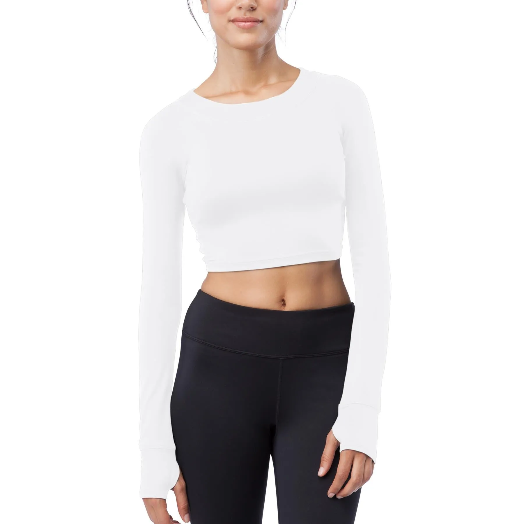 Cali Cropped Crew Top by Fila