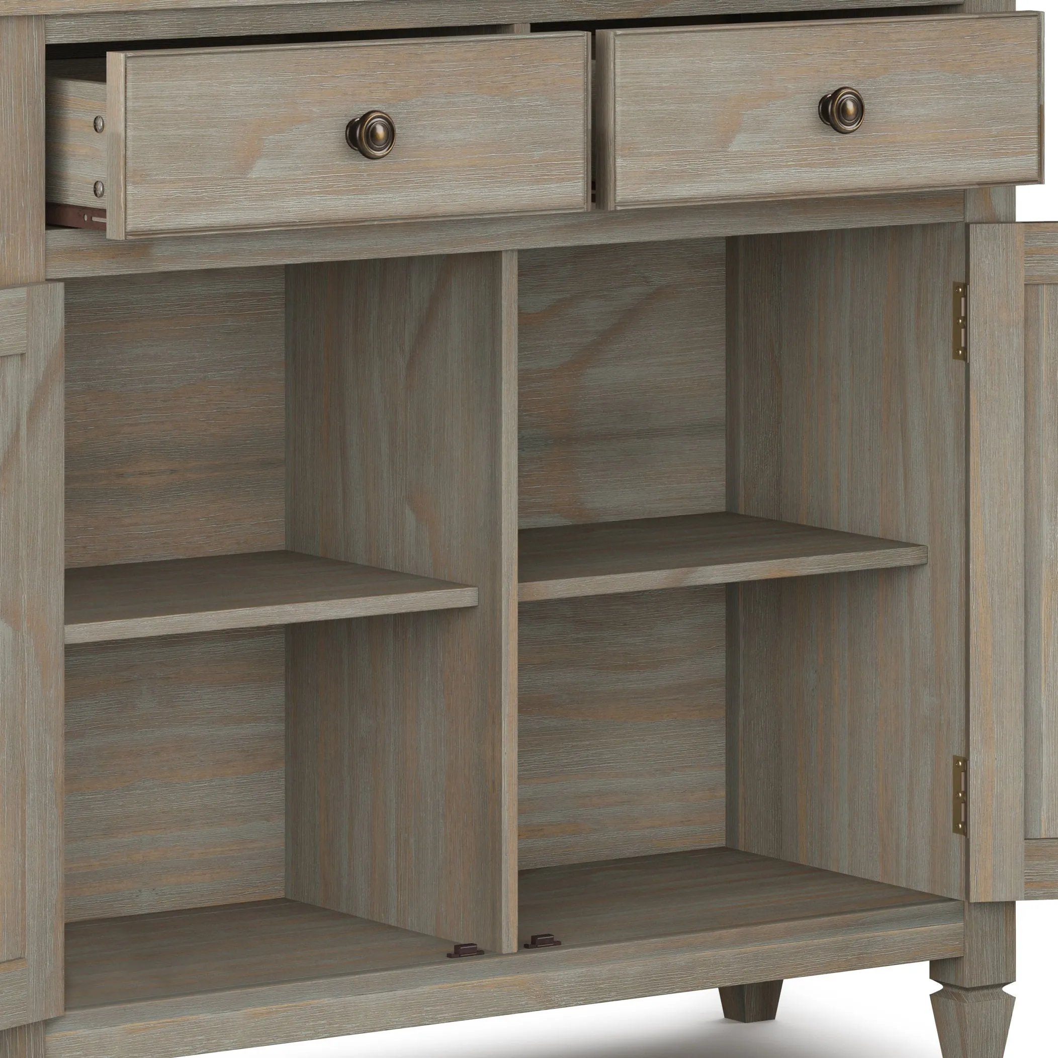Connaught - Entryway Storage Cabinet - Distressed Gray by Couch.com