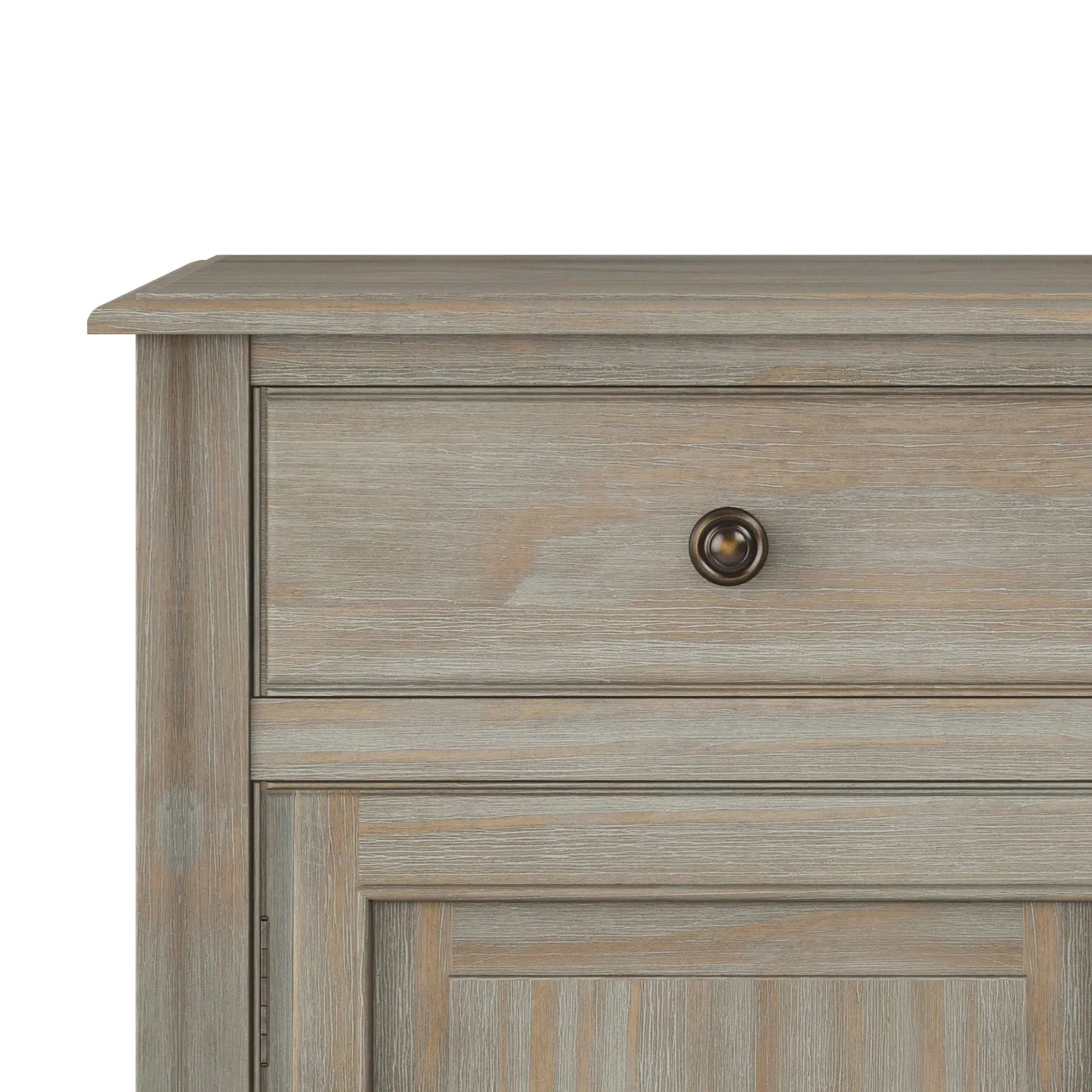 Connaught - Entryway Storage Cabinet - Distressed Gray by Couch.com