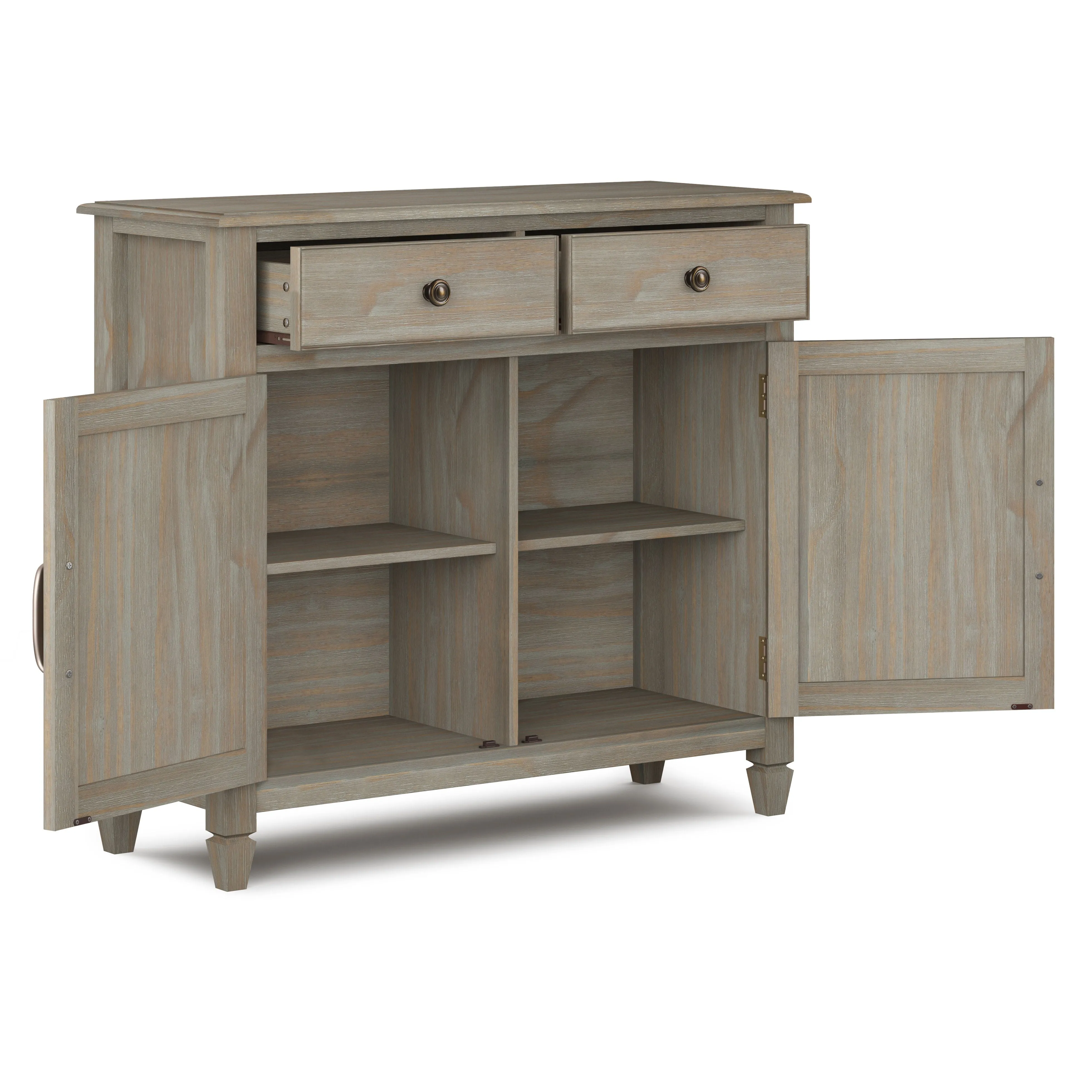 Connaught - Entryway Storage Cabinet - Distressed Gray by Couch.com