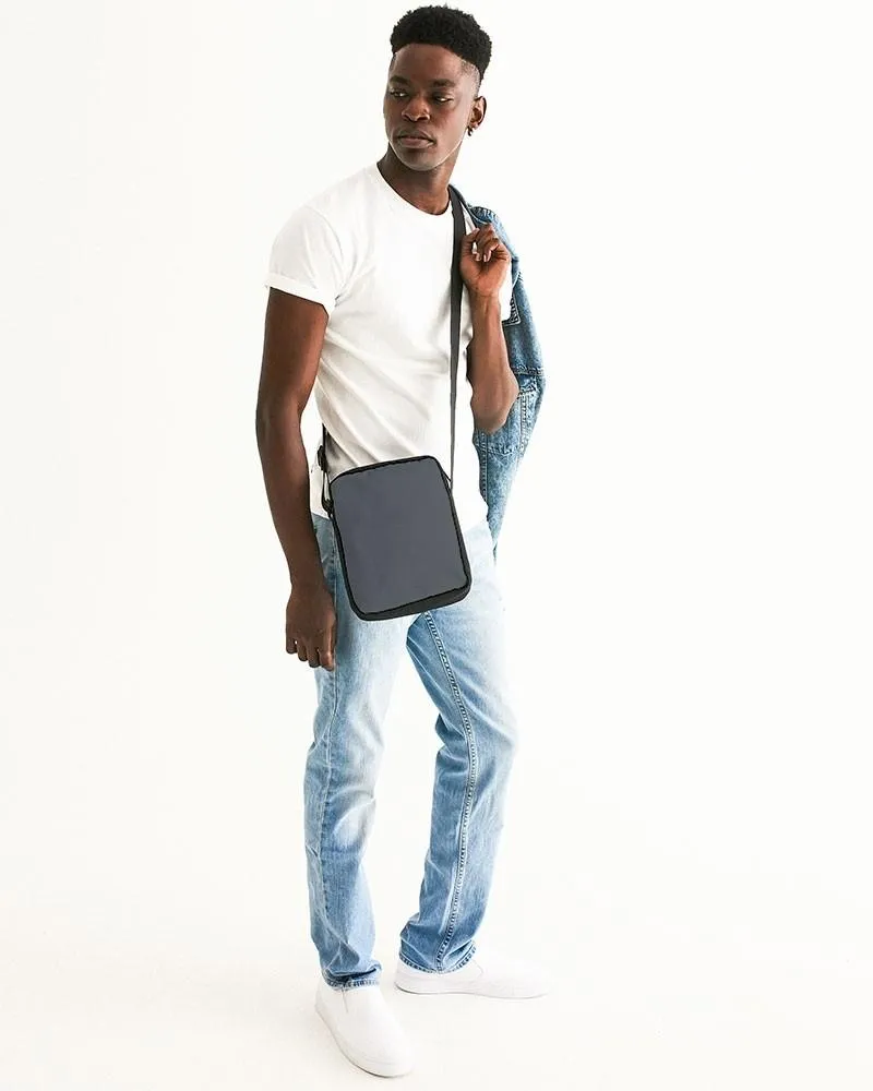 Dark Cyan Gray Messenger Pouch | Dark Pale Cyan Gray | C10M0Y0K80
