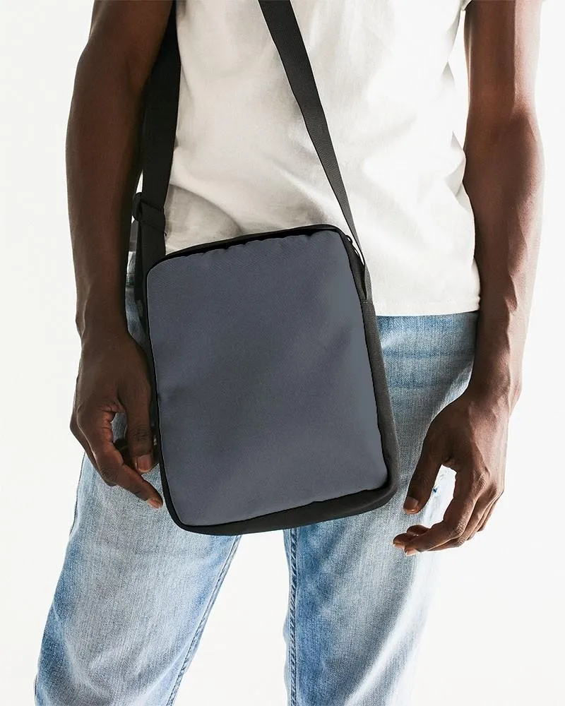 Dark Cyan Gray Messenger Pouch | Dark Pale Cyan Gray | C10M0Y0K80