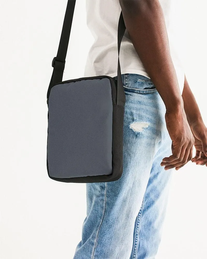 Dark Cyan Gray Messenger Pouch | Dark Pale Cyan Gray | C10M0Y0K80