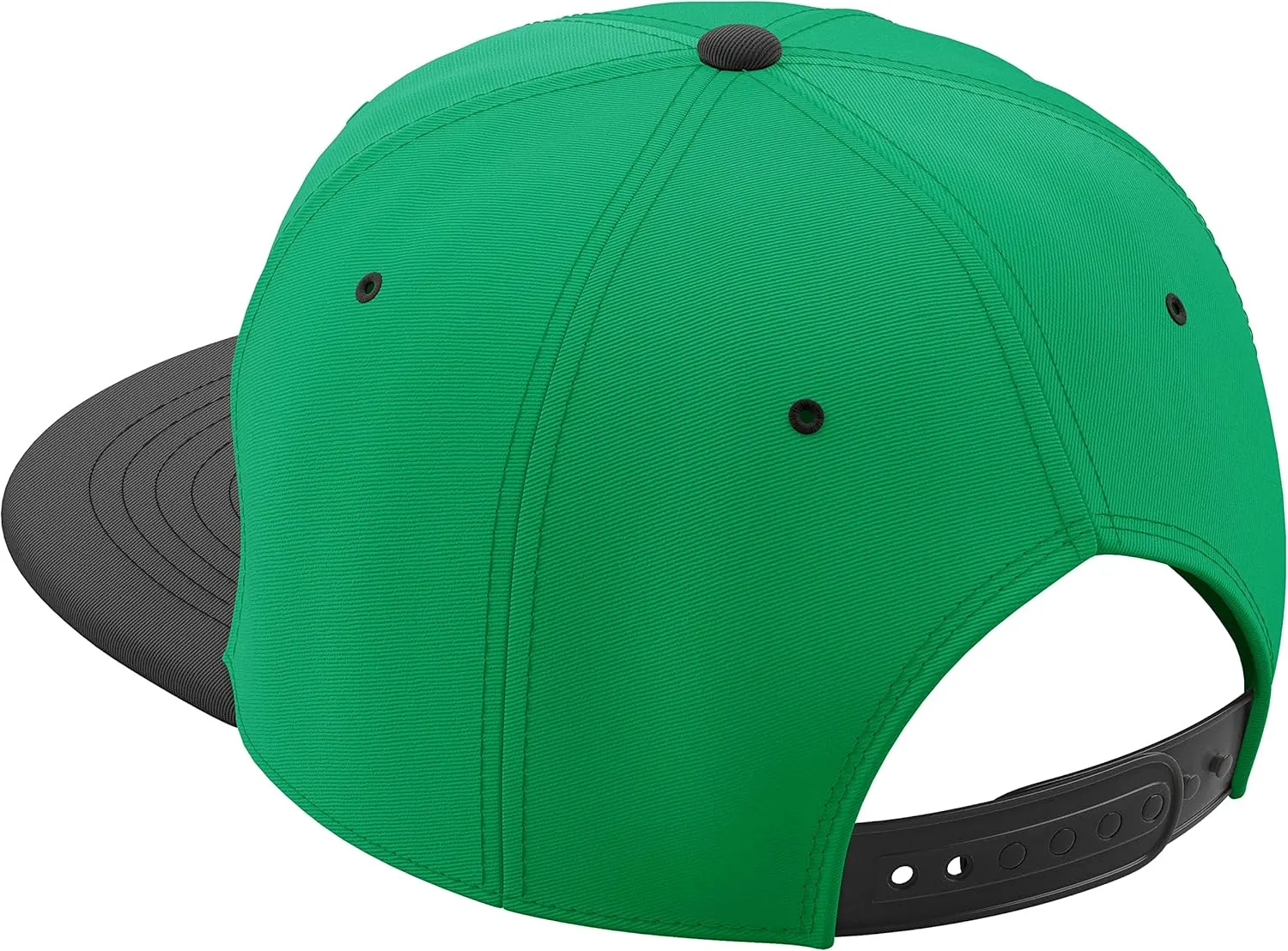 Daxton Classic Snapback Hat Old English Black Font Alphabet A to Z Flat Bill Visor Cap