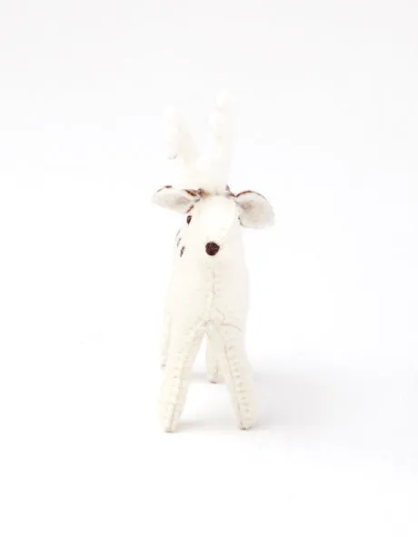 Felted Animal Ornament Deer