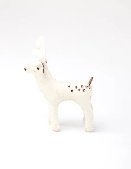 Felted Animal Ornament Deer