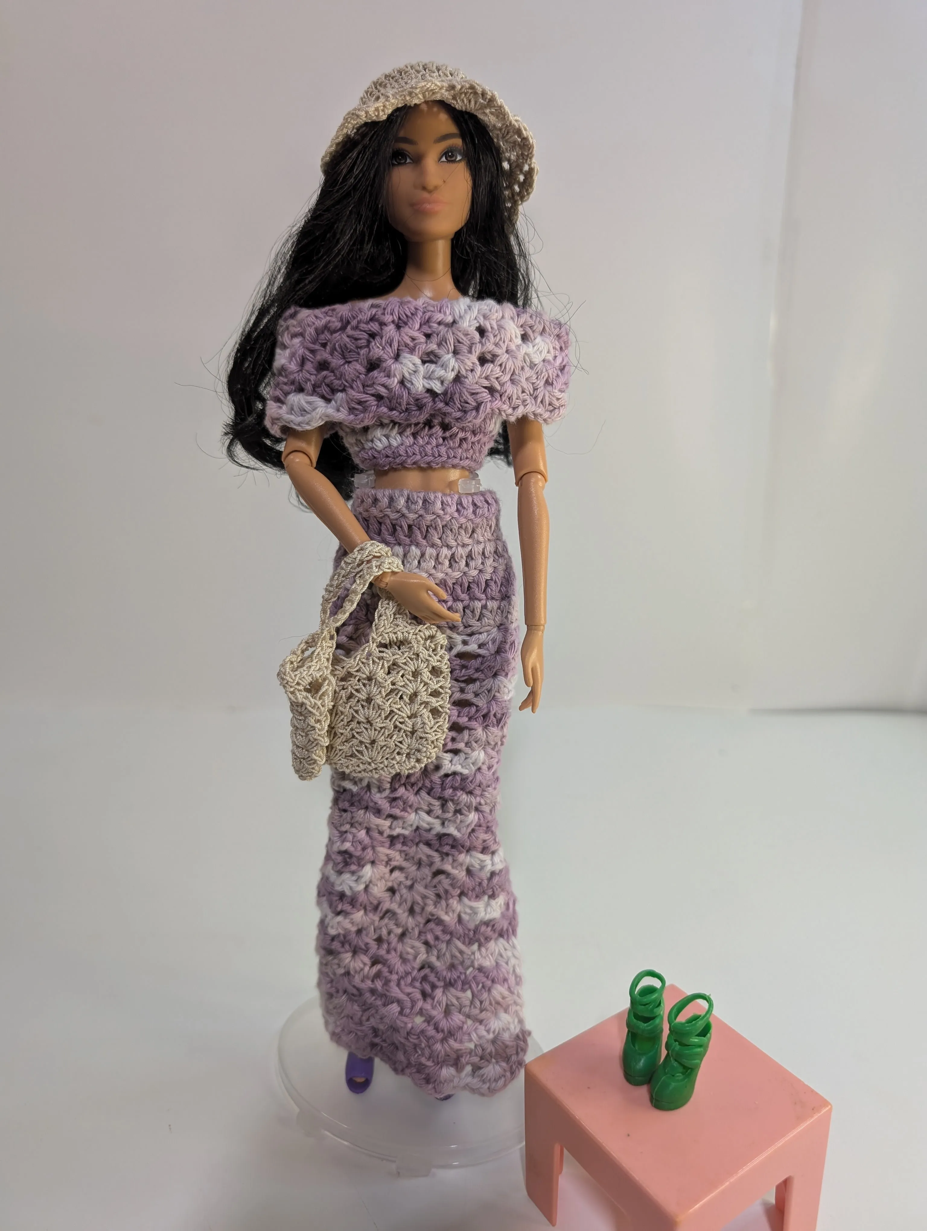 Handmade Crochet Barbie Clothes – Stylish & Custom Outfits for Dolls