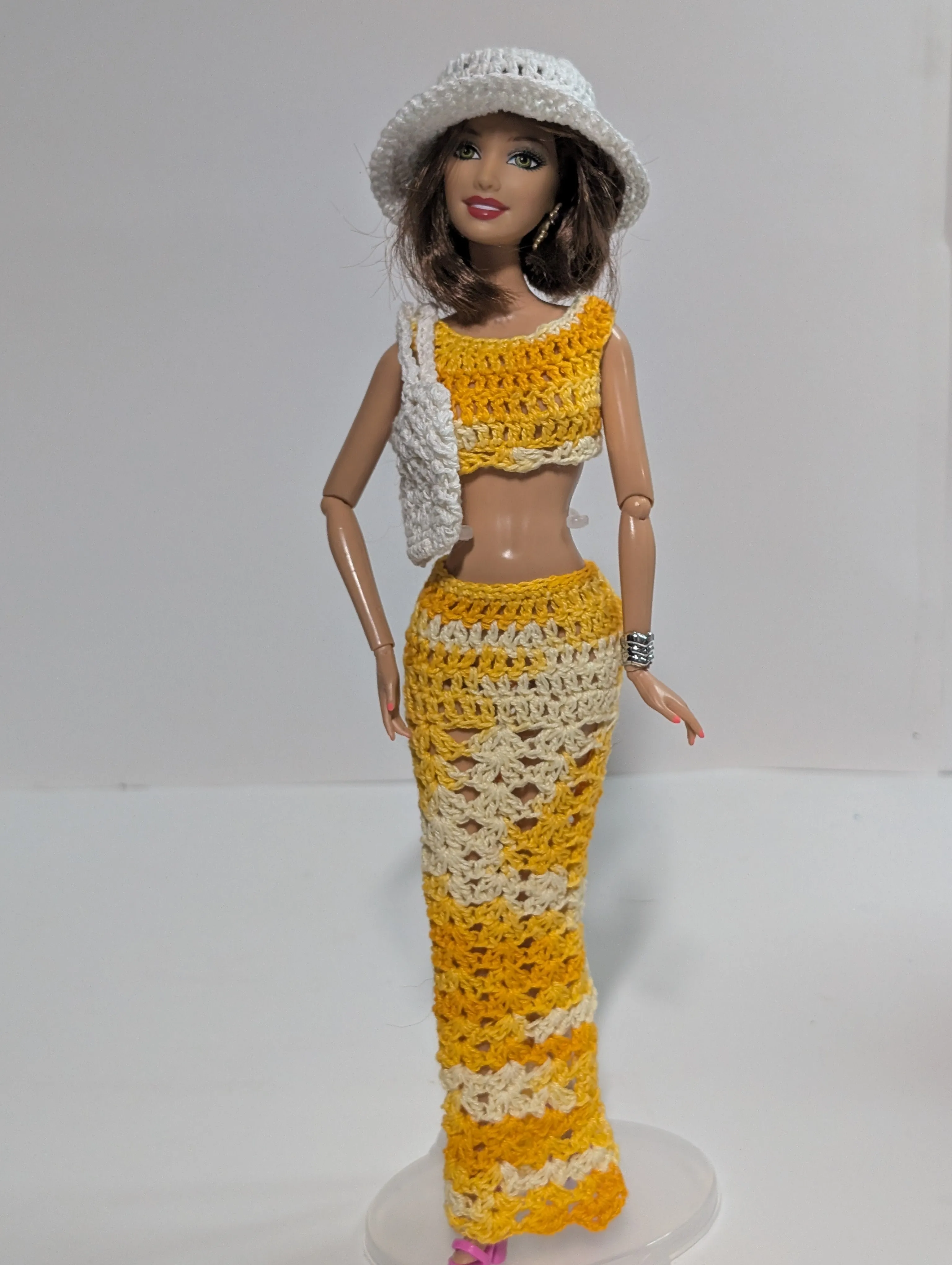 Handmade Crochet Barbie Clothes – Stylish & Custom Outfits for Dolls