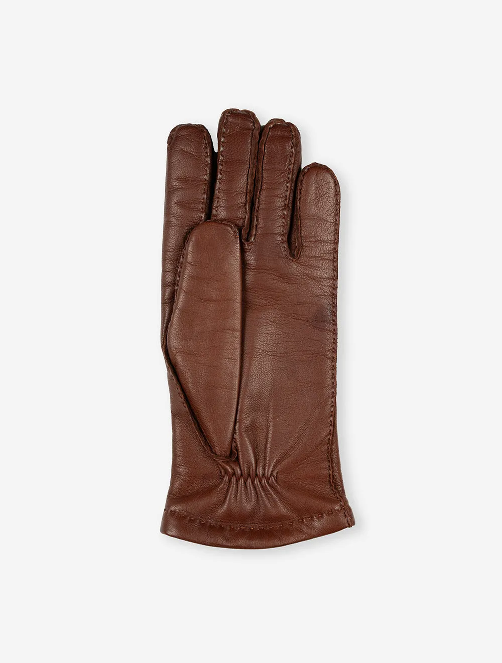 Handsewn Cashmere Gloves Chestnut