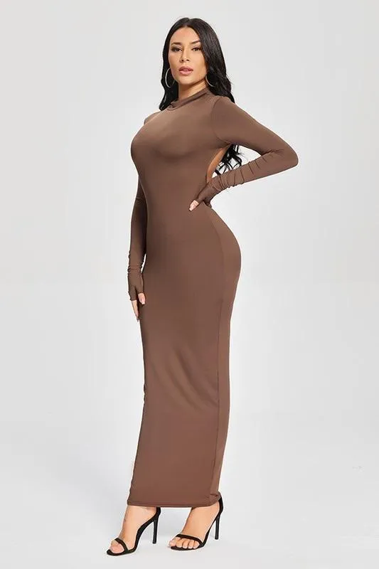 HOUR GLASS DRESS - BLACK