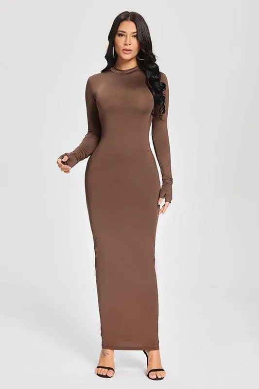 HOUR GLASS DRESS - BLACK