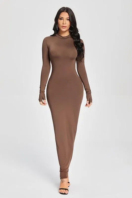 HOUR GLASS DRESS - BLACK