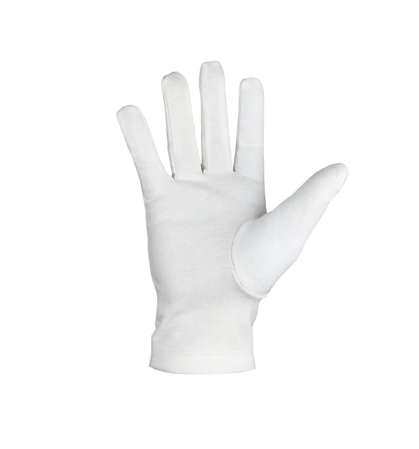Masonic Regalia 100% Cotton Gloves with beautiful Square Compass and G - Red