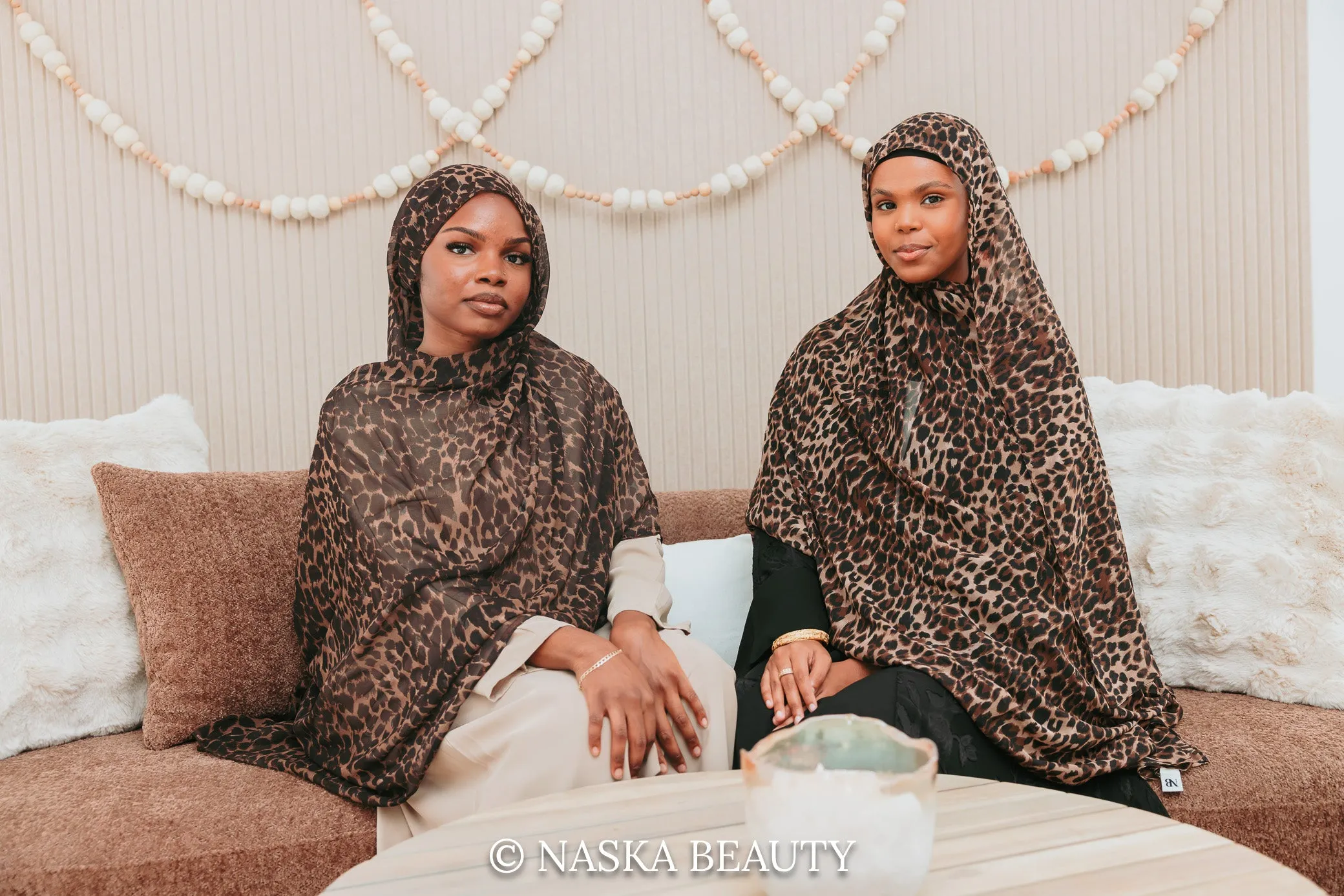 Maxi Leopard Printed Hijab