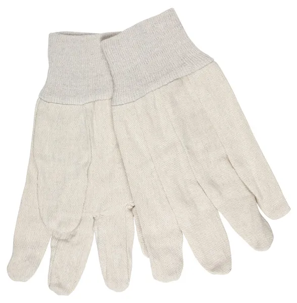 MCR Safety Large Cotton Canvas Clute Knit Wrist