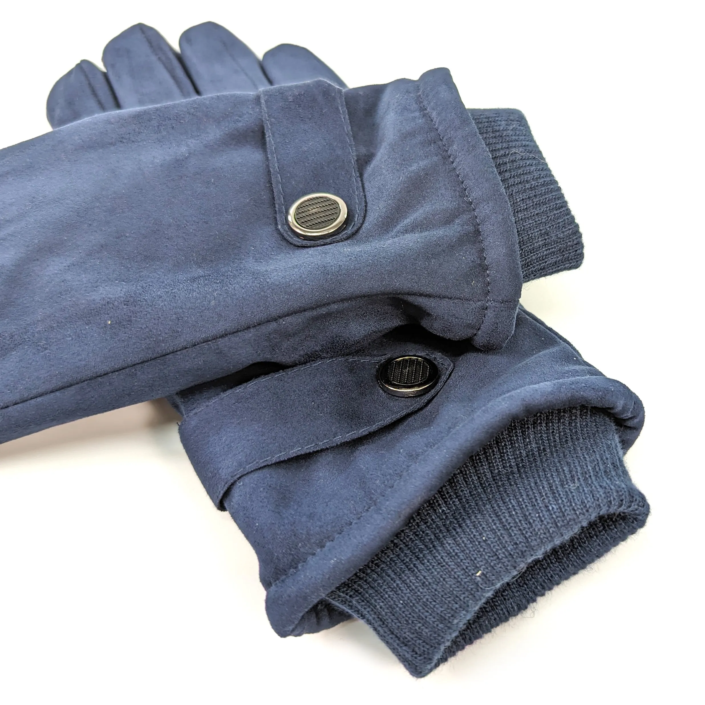 Mens Scarf & Glove Gift Set - Blue