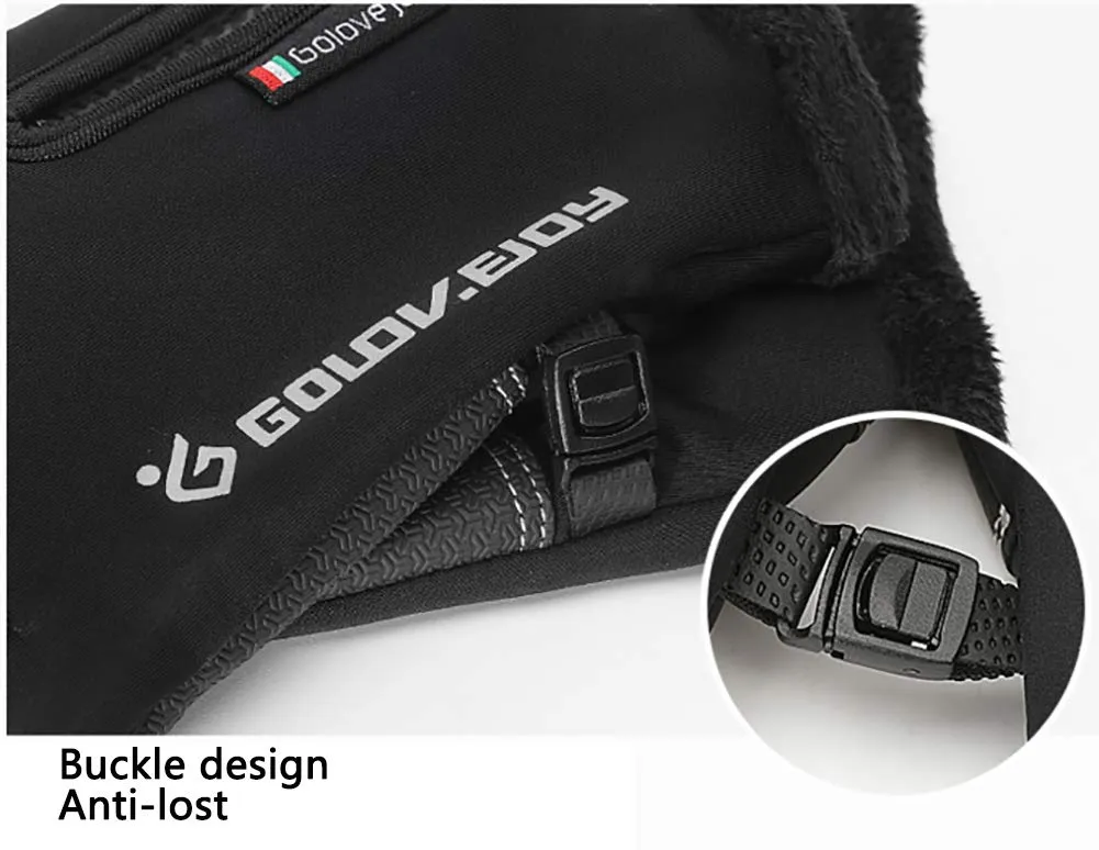NewDoar Winter Gloves Touch Screen, Full Finger Anti-Slip ThickenWarm Gloves