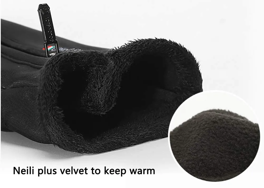 NewDoar Winter Gloves Touch Screen, Full Finger Anti-Slip ThickenWarm Gloves