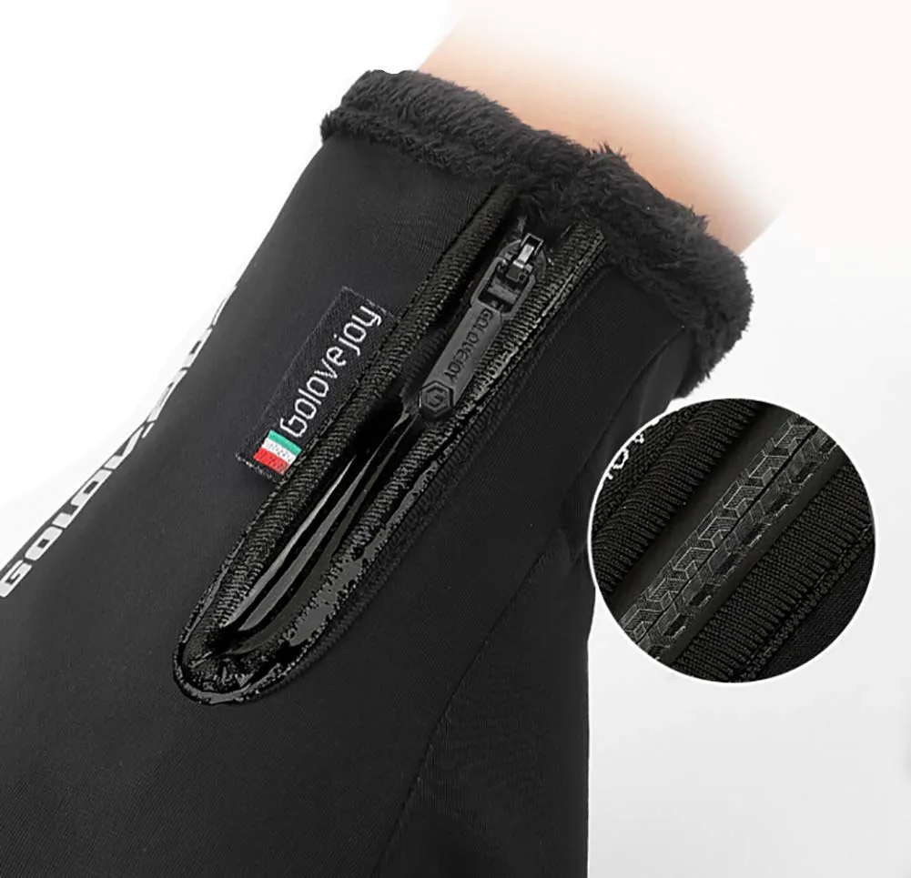 NewDoar Winter Gloves Touch Screen, Full Finger Anti-Slip ThickenWarm Gloves