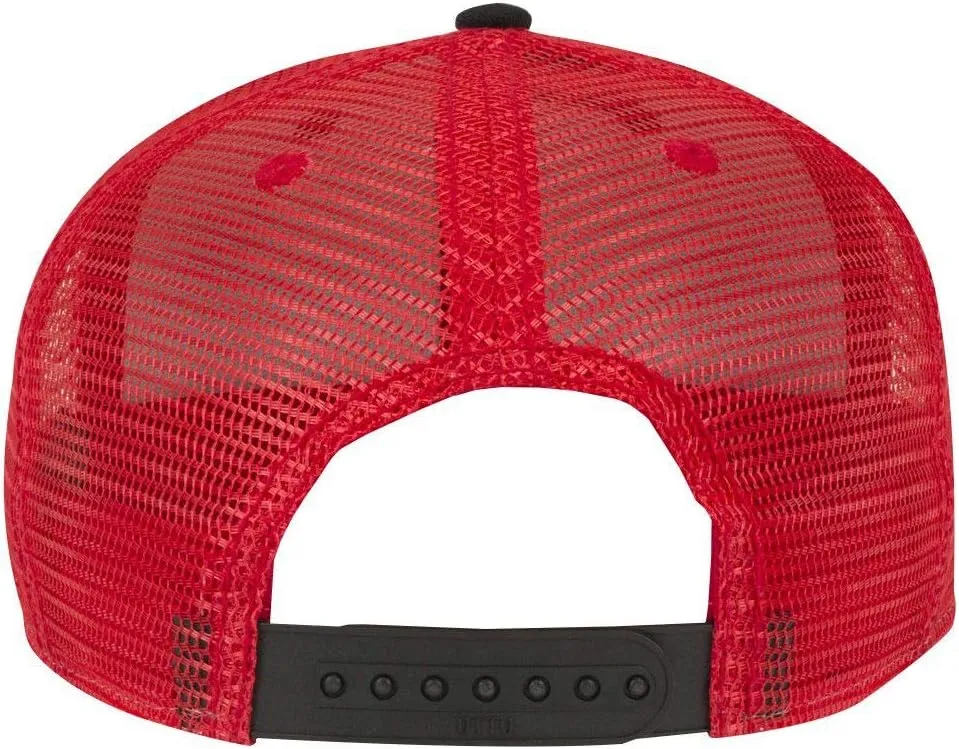 OTTO SNAP Hawaiian Pattern Square Flat Visor 6 Panel Pro Style Snapback Hat