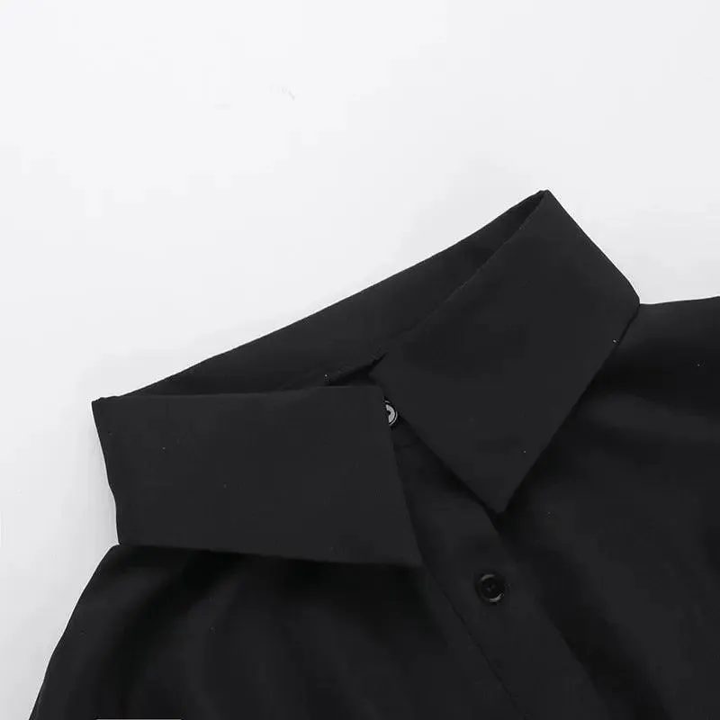 Pleated Button Top