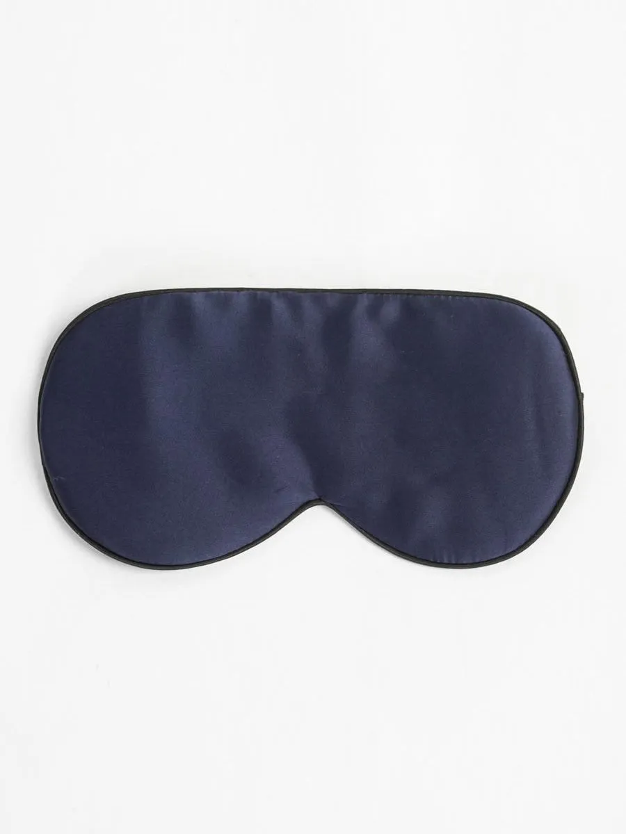 Pure Silk Solid Color Sleep Eye Mask