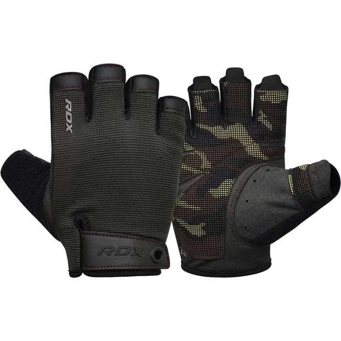 RDX T2 Weightlifting Half Finger Gym Gloves