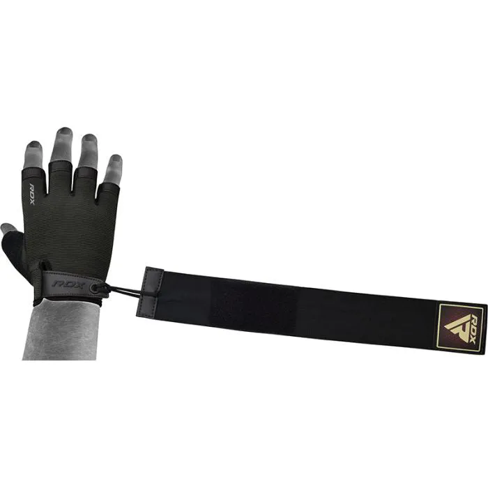 RDX T2 Weightlifting Half Finger Gym Gloves