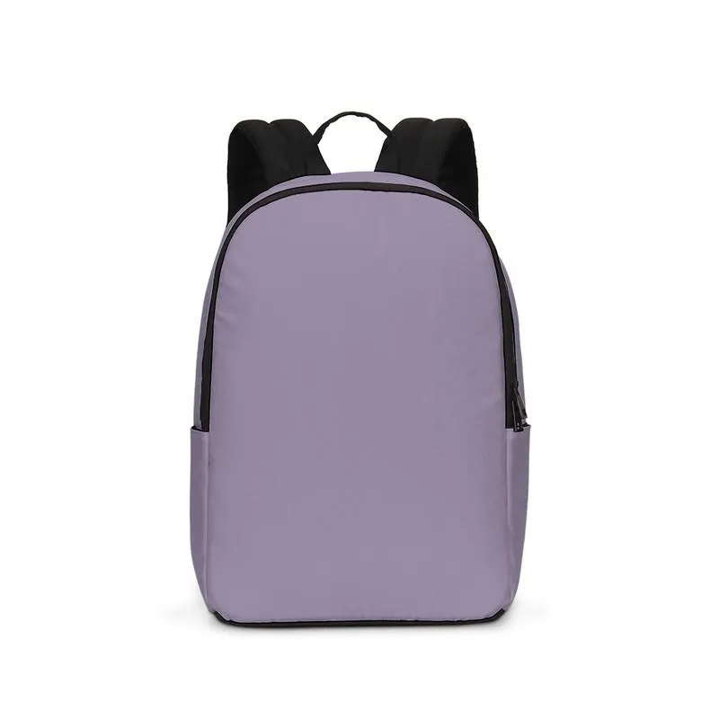 Shaded Pale Pastel Violet Gray Waterproof Backpack | C22M30Y0K30
