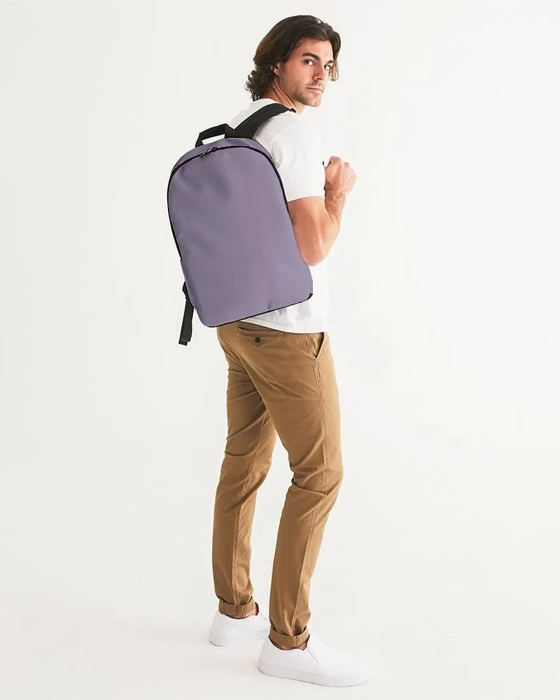 Shaded Pale Pastel Violet Gray Waterproof Backpack | C22M30Y0K30