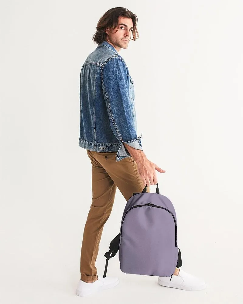 Shaded Pale Pastel Violet Gray Waterproof Backpack | C22M30Y0K30