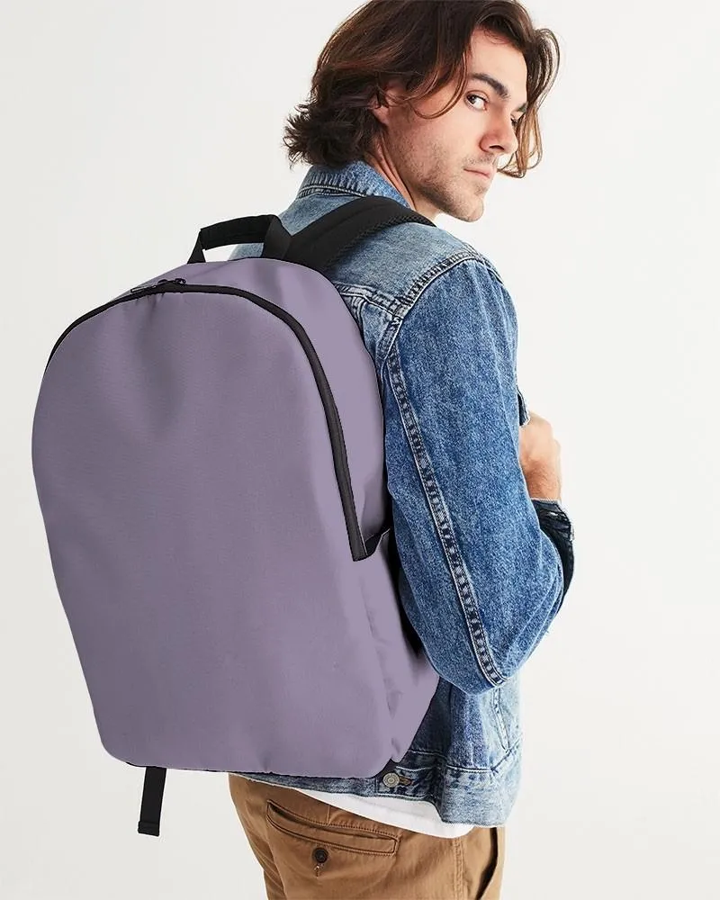 Shaded Pale Pastel Violet Gray Waterproof Backpack | C22M30Y0K30
