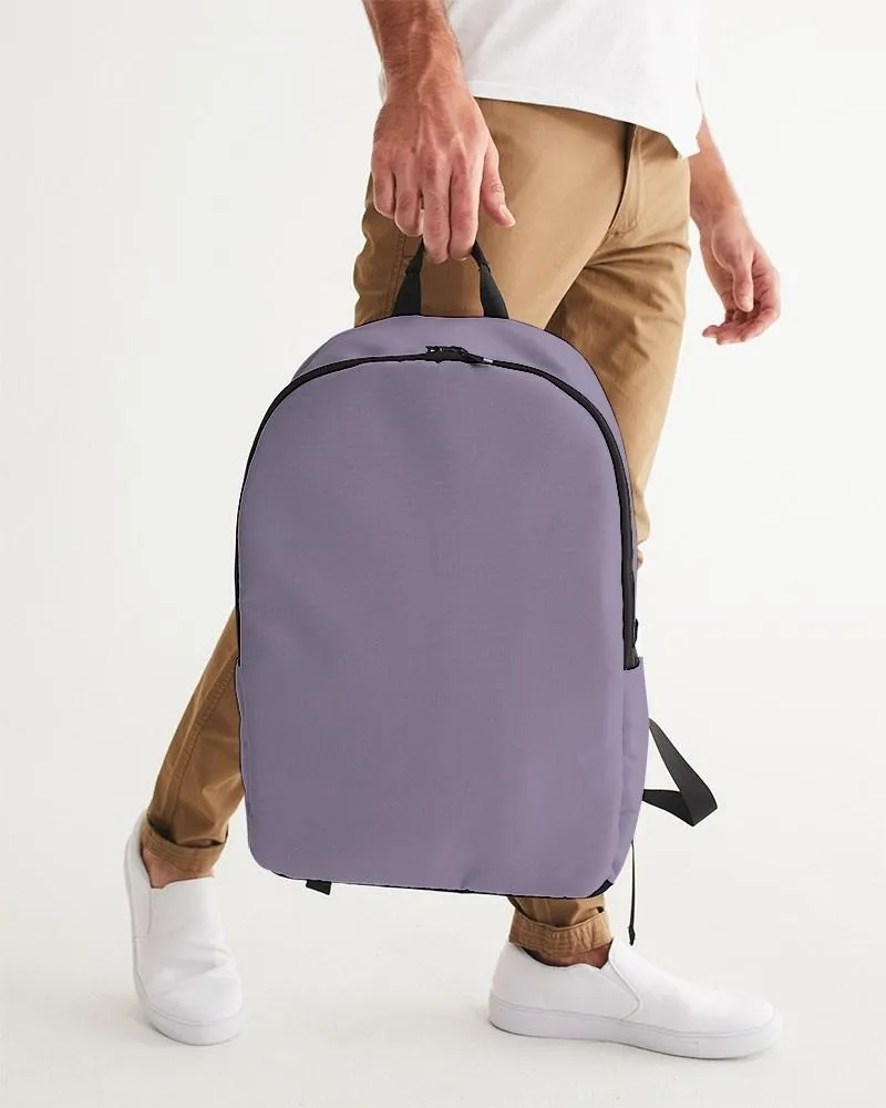 Shaded Pale Pastel Violet Gray Waterproof Backpack | C22M30Y0K30