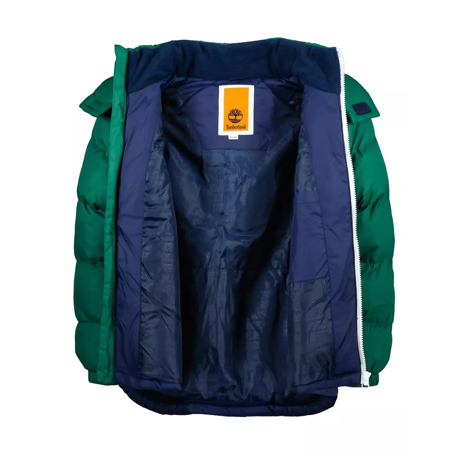 Timberland Kids Boys Two-tone Puffer Winter Jacket - 8Y