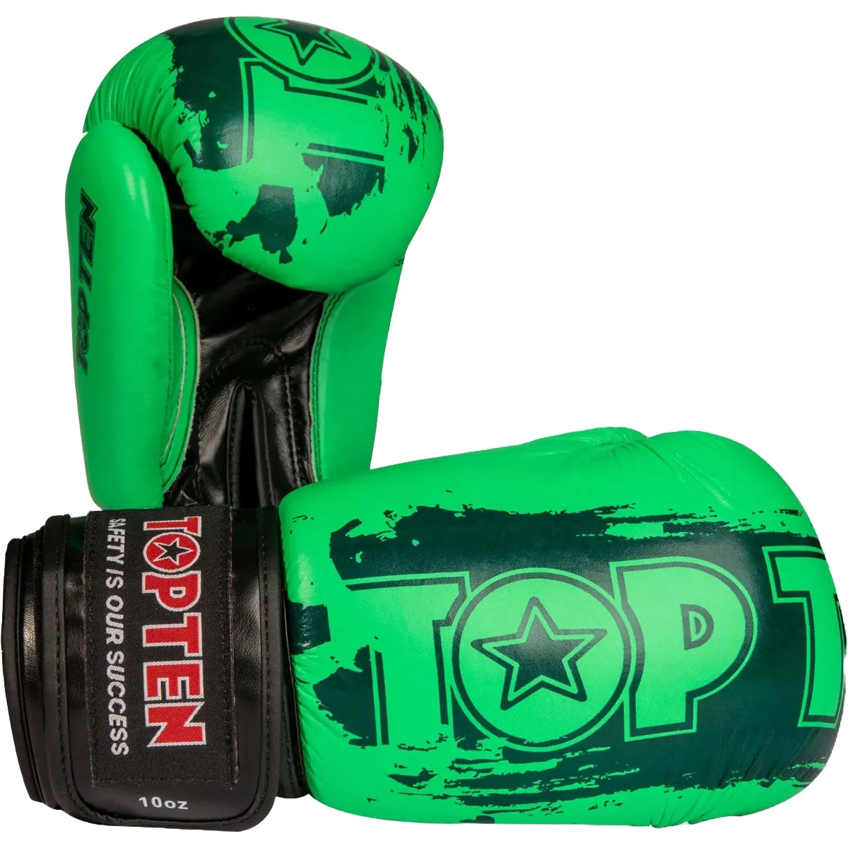 Top Ten Power Ink Boxing Gloves Green
