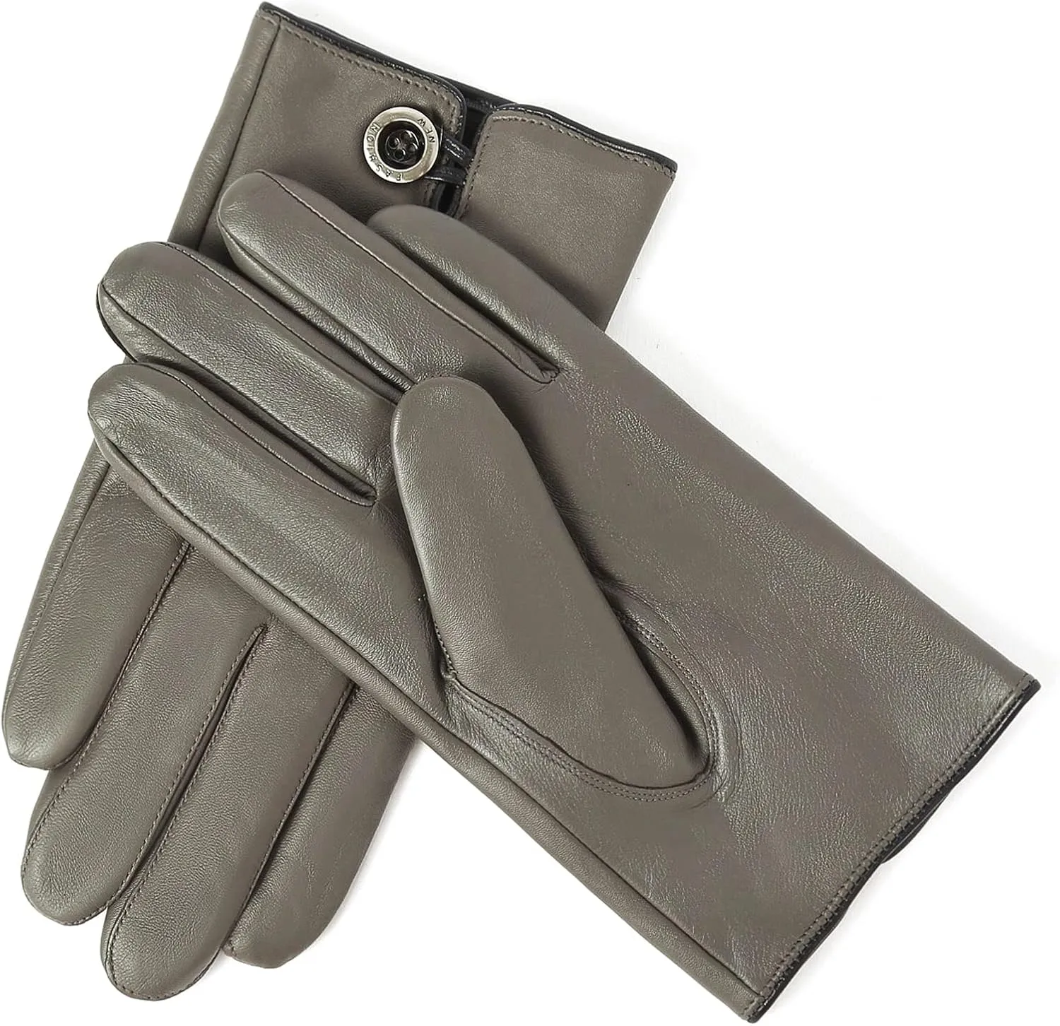 YISEVEN Winter Men's Lambskin Leather Gloves Touchscreen