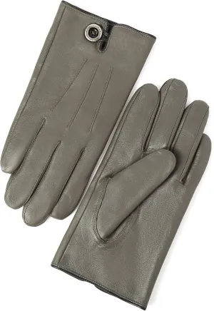 YISEVEN Winter Men's Lambskin Leather Gloves Touchscreen
